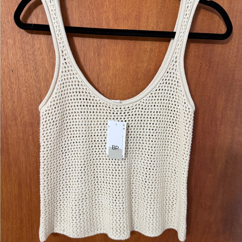 BP Open-Knit Tank Top and Shorts Set